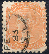 Stamp SOUTH AUSTRALIA Queen Victoria 2p Used Lot#25 - Gebraucht