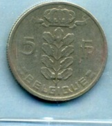 1975  5 FRANCS BELGIQUE - 5 Francs