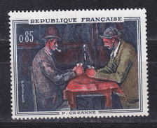 France, Petite Variété, Les Joueurs De Carte De Cézanne, N° 1321, Nez Blanc, ( 17001/104) - Nuovi