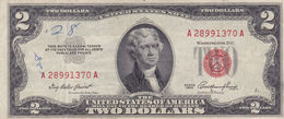 USA 2 $ DOLLARS 1953 RED SEAL NOTE F-VF - Billets Des États-Unis (1928-1953)