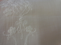 1 Rideau  220 X 60 Cm Couleur Ecru- Belle Decoration Broderie-cornely - Drapery