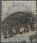 Stamp   India   Queen Victoria Used Lot#32 - 1852 Provincie Sind