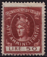 Italy - Administrative Revenue Stamp - Used - Fiscaux