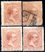 Cuba-033 - Valori Per Stampati Del 1890 (+/sg/o) NG/Hinged - Privi Di Difetti Occulti. - Cuba (1874-1898)