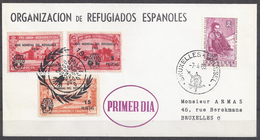 Cob - E81/83 + 1125 - ( Voyagé ) - Année Mondiale Du Réfugié - - 1951-1960