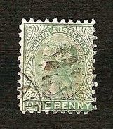 SOUTH AUSTRALIA 1868 - Queen Victoria -  4 P. Green - Gebraucht