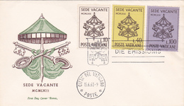 CITTA' DEL VATICANO - SEDE VACANTE  / Cover _  Lettera  - DIE EMISSIONIS _ 15 Giugno 1963 - Covers & Documents