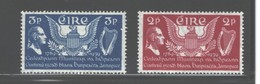 IRELAND 1939 "WASHINGTON & HARP" #103 - 104 MNH - Unused Stamps