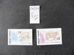 Andorre Français  :2   Timbres  Neufs  N° 405 / 406 - Collections