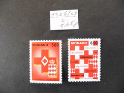 Monaco : 2 Timbres Neufs N° 1906 / 1907 Croix Rouge Monégasque - Collections, Lots & Series