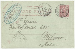 Greece 1909 Thessaloniki - French Post In Salonique During Ottoman Occupation - Modiano Company Stamp - Thessaloniki