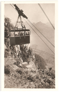 Veyrier Du Lac - Le Téléphérique Et Le Massif D' Entrevernes, Cabine à L'arrivée De La Gare Supérieure - Carte Photo - Veyrier