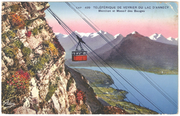 Veyrier Du Lac - Téléférique De Veyrier Du Lac D'Annecy - Menthon Et Massif Des Bauges- 1939 - Veyrier