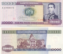 Billete Bolivia. 10.000 Pesos 10-2-84. (ref. 6-780) - Bolivia