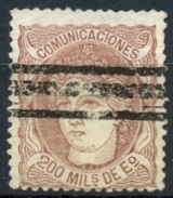 Spain 1870. Edifil 109. - Usati