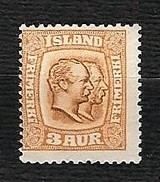 ISLAND 1907- Kings Christian IX And Frederik VIII - Mi:IS 49 - Préphilatélie