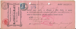 Mandat 57,70 Fr    1910    N° 76   PERFORE   B.C. - 1909-34