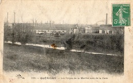 GUERIGNY LES FORGES DE LA MARINE VUES DE LA GARE - Guerigny