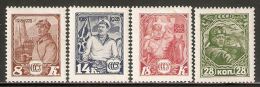 Russia / Soviet Union 1928 Mi# 354-357 * MH - 10th Anniv. Of The Soviet Army - Ongebruikt