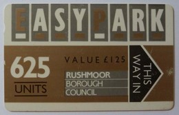 UK - Great Britain - Parking Card - Easy Park - 2RBCE - Rushmoor - 625 Units - Used - Collections