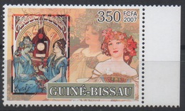 Guiné-Bissau Guinea Guinée Bissau 2007 Mi. 3536 Alfons Mucha Jugendstil Art Kunst Painting - Guinée-Bissau