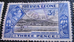 Sierra Leone 1938 Freetown From The Harbour 3d - Used - Sierra Leone (...-1960)