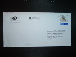 LETTRE Pour FRANCE TP OISEAU 130 OBL.27 1 10 COINTRIN + DST - Covers & Documents