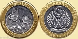 WEST SAHARA 2010 500 Pesetas John Paul II JP2 UNC Arabe Saharui Sahara Zachodnia - Sahara Occidental