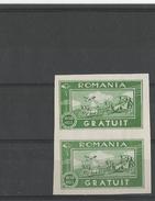 ROUMANIE - 2 TIMBRES FRANCHINE NEUFS** NON DENTELES N° 2 - 1934 - VOIR SCAN - Other & Unclassified