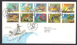 GB 2002 QE2 FDC Centenary Of Rudyard Kipling Set Of Stamps SHS Edinburgh Pmk ( R464 ) - 2001-2010 Dezimalausgaben