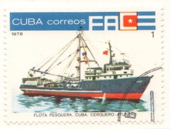 Cuba 1978 Tuna Fishing Boat -Pargo- - Oblitérés