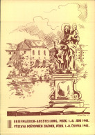 1941, Sonderkarte Briefmarkenausstellung Pisek - Lettres & Documents