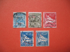 Perforé  Perfin  Algérie ,  Lot De Timbre Perforé De Perforation : CL9   à Voir - Used Stamps