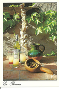 Carte Postale Haute PROVENCE Pastis Duval Apéritif Boisson Alcoolisée Olives Préparées Tresse Ail Folklore Folklorique - Réceptions