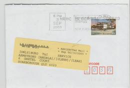 Aus345 / AUSTRALIEN -  Raddampfer, Einzelfrankatur, Nachgesandt An Neue Adresse - Brieven En Documenten