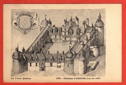 CP 46 ASSIER 1980 Le Chateau En 1680 - Assier