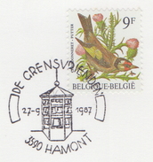 BELGIË/BELGIQUE:Illustr. Date Cancell. On Fragment:  ## 27-9-87 : HAMONT : De Grensvrienden ## : PHILATELY, - Herdenkingsdocumenten