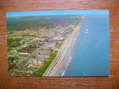 états-unis , An Aérial View Of The Famous , Virginia Beach Coastline  " Beaux Timbres Et Cachets " - Virginia Beach