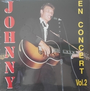 LP 25 CM (10")  Johnny Hallyday / Ray Charles "  En Concert Vol. 2  " - Formats Spéciaux