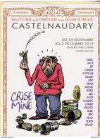 Etiquette Vin MRIC Festival De La Caricature Et Dessin De Presse BD Castelnaudary 2012 - Tischkunst