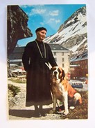 Cp0119 NON ECRITE Un Chanoine Et Son Chien Hospice Du Grand St Bernard - 1900-1940