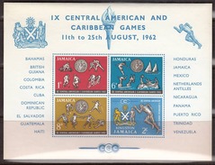 Jamaica 1962 Minisheet, Mint No Hinge, Sc# 200a - Jamaica (1962-...)