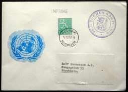 Finland 1957  Letter   YK:N Suomen Komppania  ( LOT 2049  ) - Storia Postale