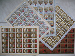 Russie/ URSS Feuille Complète 1978  N° 4567 à 4570, Et 4772    Neuf ** TBE - Full Sheets