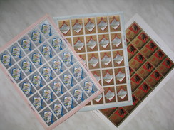 Russie/ URSS Feuille Complète 1979  N° 4635 à 4636  Et 4772  Neuf ** TBE - Full Sheets