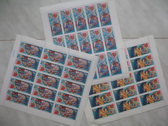 Russie/ URSS  Feuille Complète  1980    N° 4703 à 4705   Neuf ** TBE  à Voir - Full Sheets