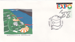 Australia 1988 World Expo, Brisbane, Philippines National Day, Souvenir Cover - Storia Postale