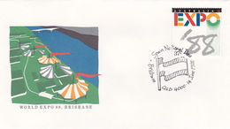 Australia 1988 World Expo, Brisbane, Spain National Day, Souvenir Cover - Storia Postale