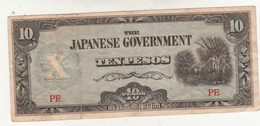 Japanese Government Ten Pesos - Japon
