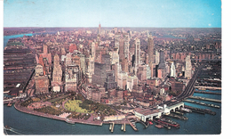 DOWNTOWN - NEW YORK CITY - VIAGGIATA 1965 - (320) - Panoramische Zichten, Meerdere Zichten